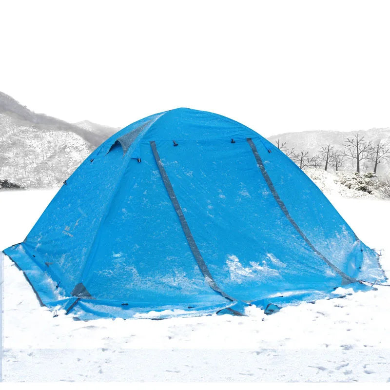 flytop tent Flytop 2-3Persons 4Seasons Skirt Tent Camping Outdoor Double Layers Al – DC Hunt Club