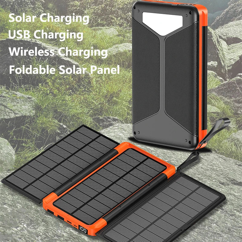 FoldableSolar Power Bank 20000mAh