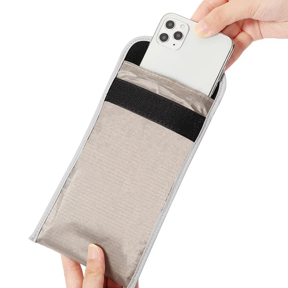 Mobile Phone RF Signal Blocker and Anti-Radiation Shield Bag Pouch