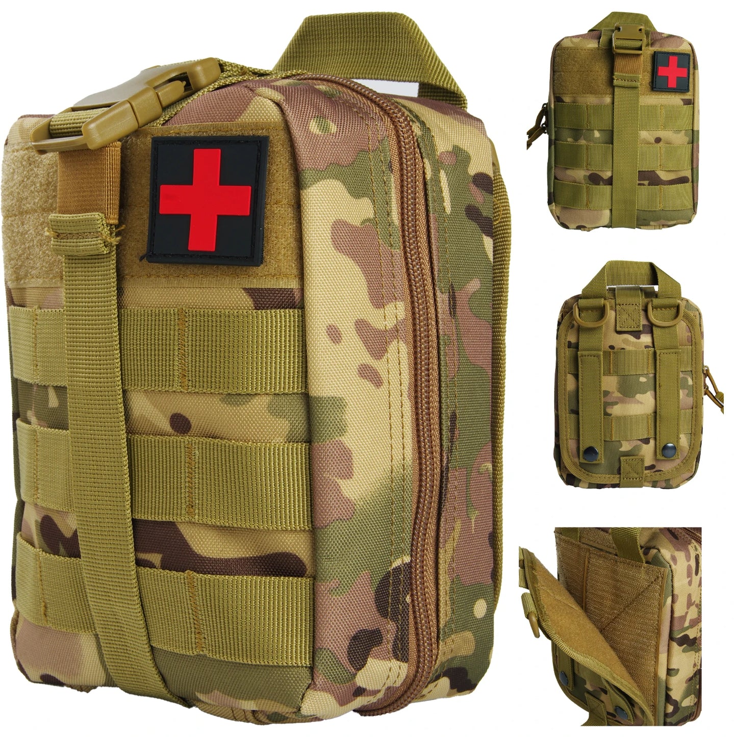 Survival First Aid Kit Survival military full set Molle Outdoor Gear Emergency Kits Trauma Bag Camping Hiking IFAK Adventures