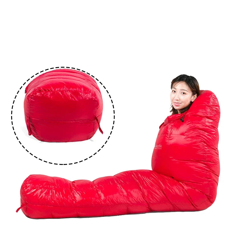 95% White Goose Down Mummy Sleeping Bag