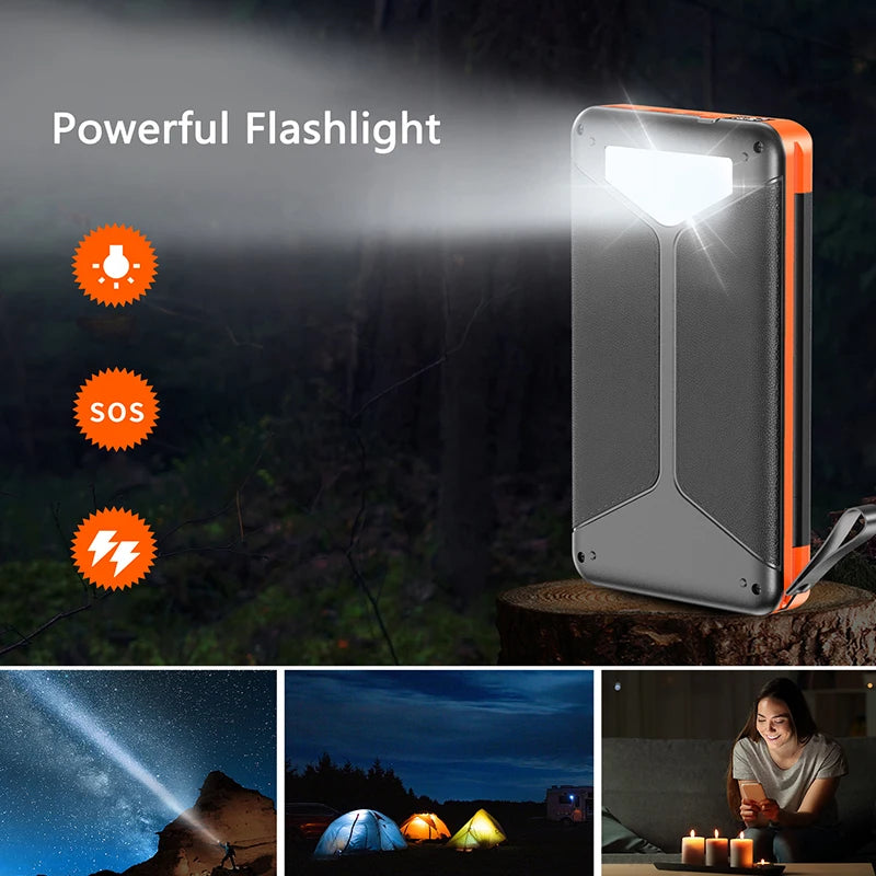 FoldableSolar Power Bank 20000mAh