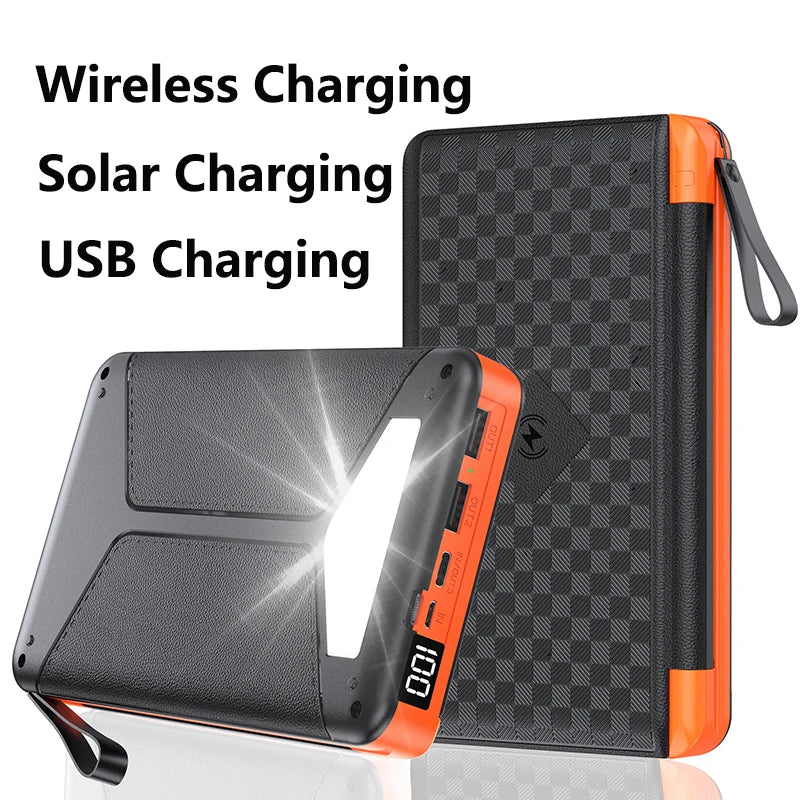 FoldableSolar Power Bank 20000mAh